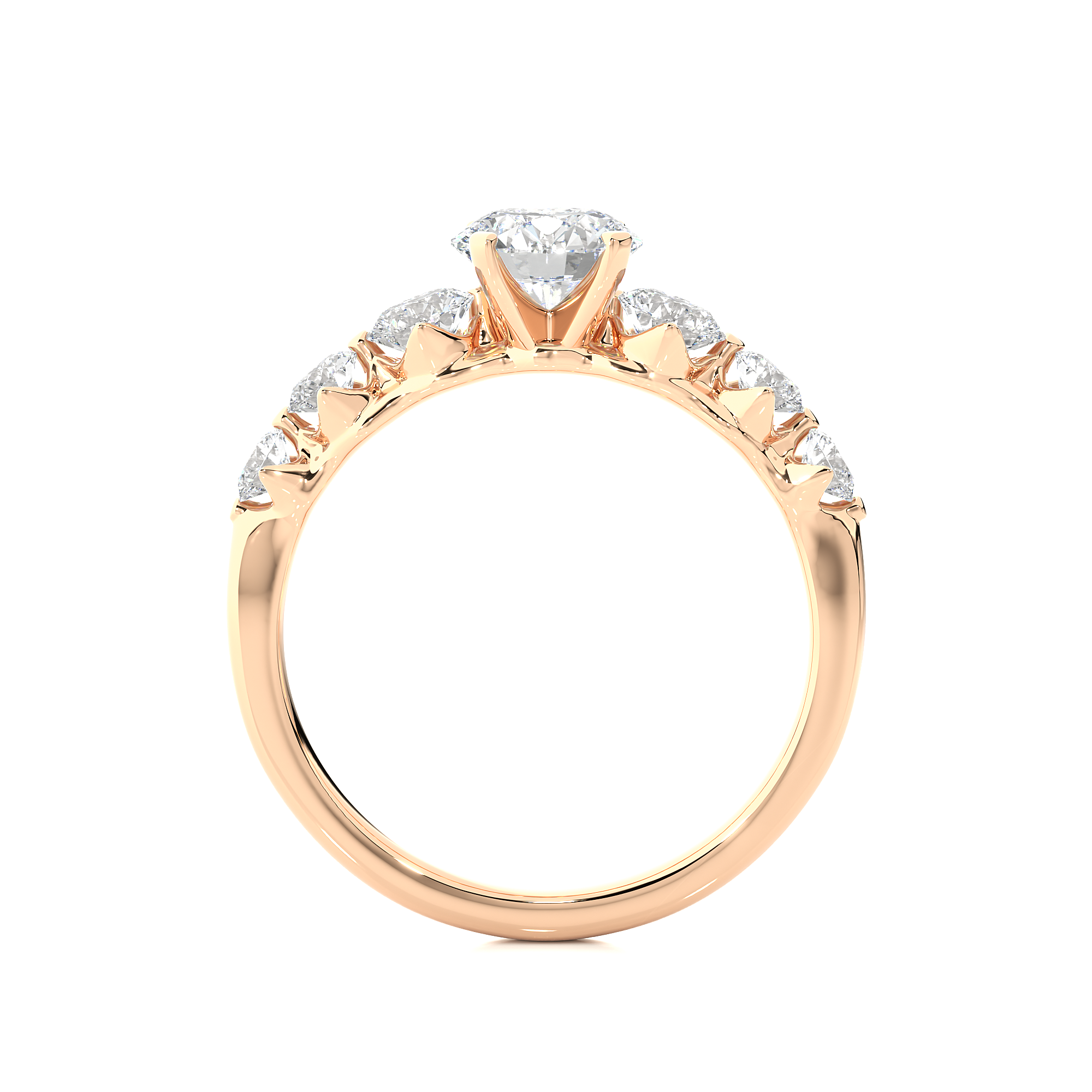 1.43 Carat H Color VS1 Clarity Diamond Studded Natural Diamond Ring.
